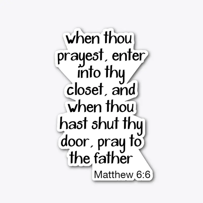 Matthew 6:6