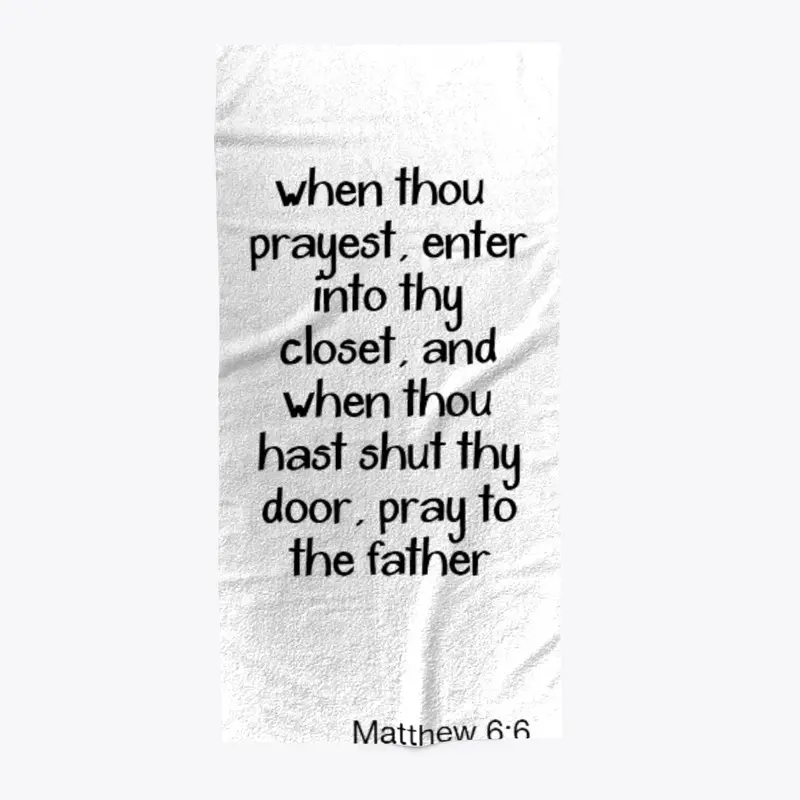 Matthew 6:6